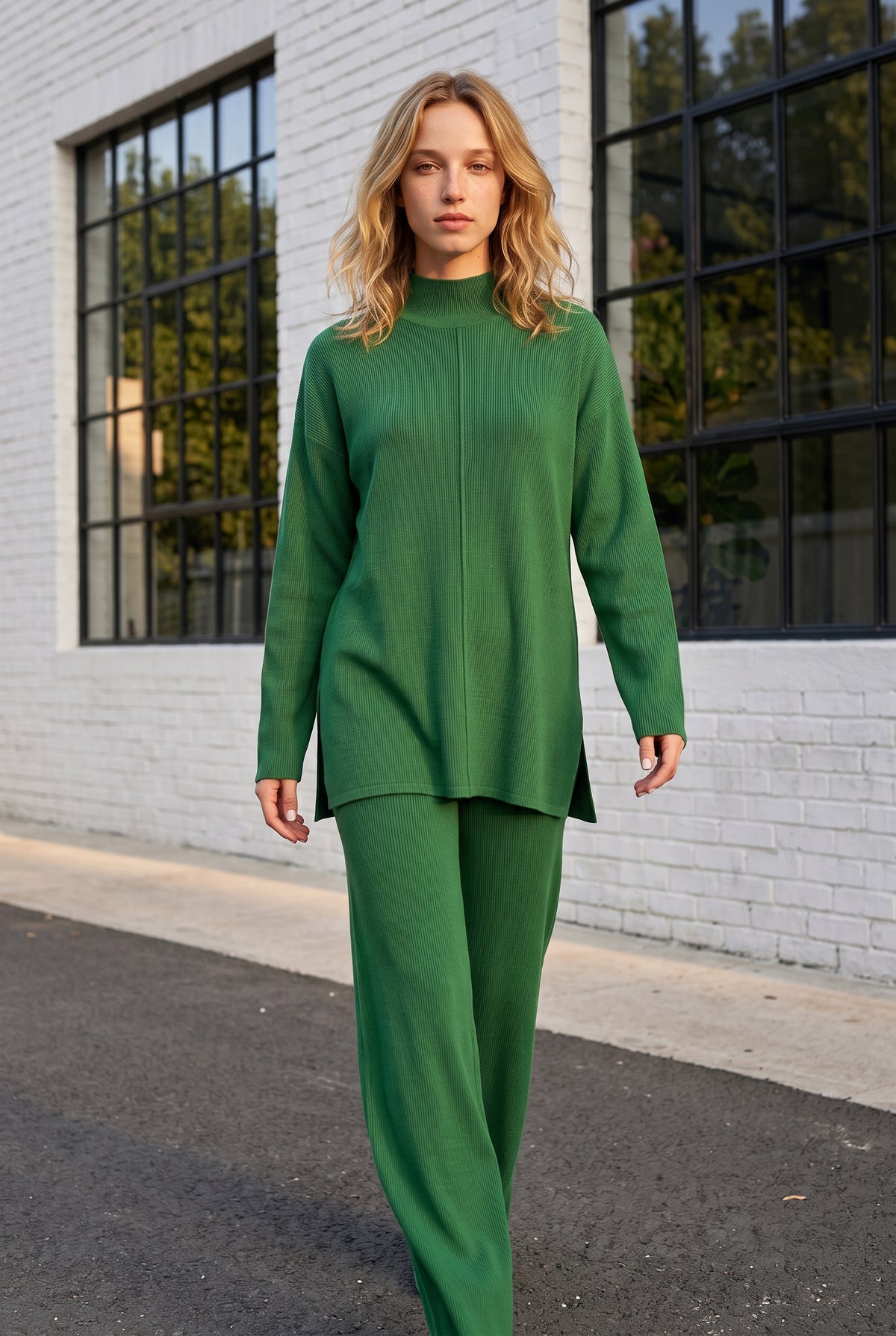 Emerald Green Co-ord Set with Long Sleeves – photo 3
