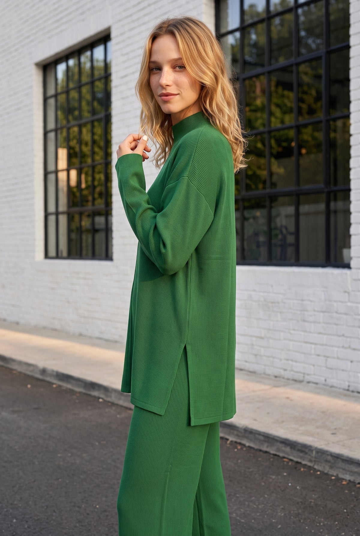 Emerald Green Co-ord Set with Long Sleeves – photo 2